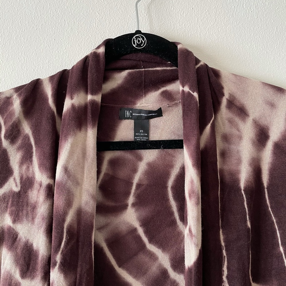 Lowered! 💥 TJ Maxx Brown Tie Dyed Boho Shawl - Picture 3 of 5